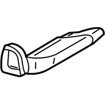 Mercedes-Benz 220-831-02-46 Defroster Duct