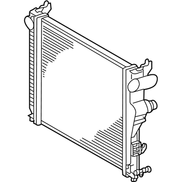 2004 Mercedes-Benz S600 Radiator - 220-500-20-03