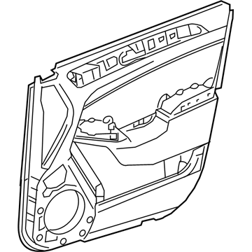 Mercedes-Benz 292-720-20-02-1B55 Door Trim Panel