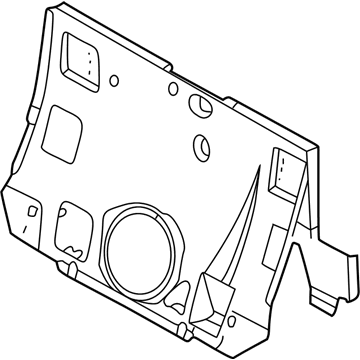 Mercedes-Benz 208-640-03-60 Partition Panel