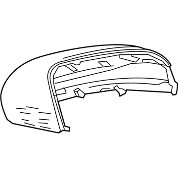 Mercedes-Benz 099-811-50-00-9897 Mirror Housing