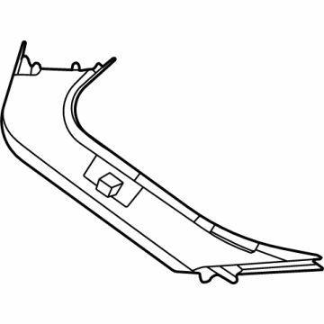 Mercedes-Benz 167-740-34-00-9051 Side Trim