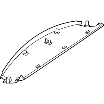 Mercedes-Benz 167-740-66-00-9051 Upper Trim