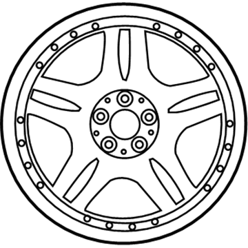 Mercedes-Benz 6-6-03-1377 Wheel, Alloy