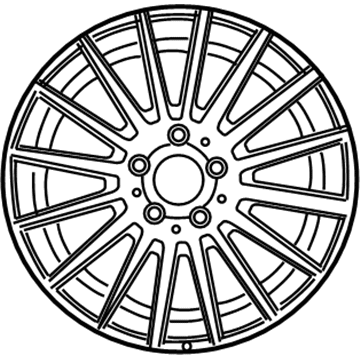 Mercedes-Benz 6-6-03-1114 Wheel, Alloy