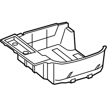 Mercedes-Benz 218-690-32-01-9F08 Spare Tire Panel