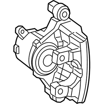 2018 Mercedes-Benz C43 AMG Brake Caliper - 205-423-03-81