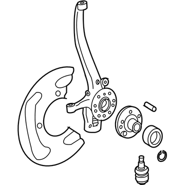 Mercedes-Benz ML450 Steering Knuckle - 164-330-24-20