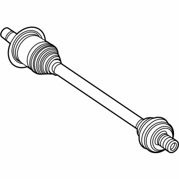 Mercedes-Benz 232-350-20-03 Axle Assembly