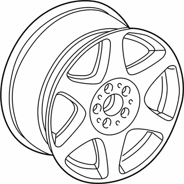 Mercedes-Benz 163-401-34-02 Wheel, Alloy