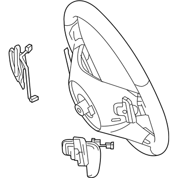 Mercedes-Benz 212-460-25-03-9E38 Steering Wheel