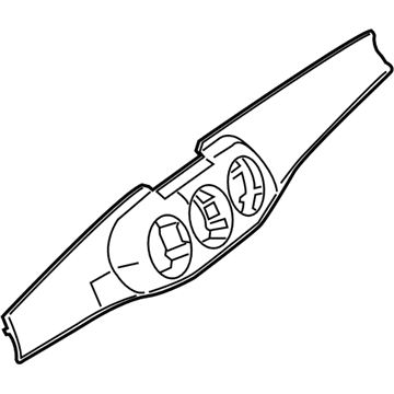 Mercedes-Benz 117-680-22-01 Center Molding