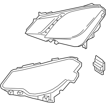 Mercedes-Benz 207-820-90-61 Composite Headlamp