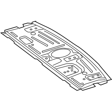 Mercedes-Benz 205-640-03-60 Package Tray