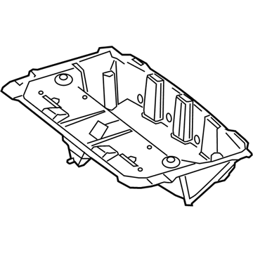 Mercedes-Benz 217-610-01-75 Spare Tire Panel