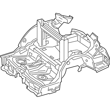 Mercedes-Benz 217-610-65-00 Floor Pan Assembly