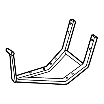 Mercedes-Benz 463-880-01-66 Skid Plate Clamp