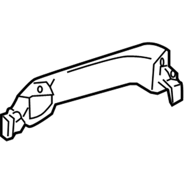 Mercedes-Benz 164-760-05-70-8474 Handle, Outside