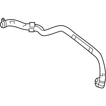 2019 Mercedes-Benz GLE400 Radiator Hose - 166-500-89-75