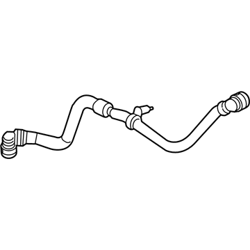 Mercedes-Benz 253-501-09-84 Coolant Hose