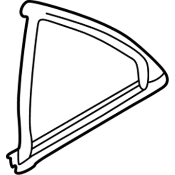 Mercedes-Benz 202-735-01-24 Fixed Glass Seal