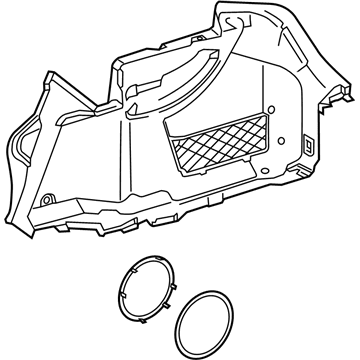 Mercedes-Benz 238-690-01-25-9F08 Trunk Trim Panel