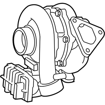 2006 Mercedes-Benz E320 Turbocharger - 648-096-02-99-80