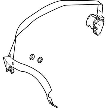 Mercedes-Benz 247-860-16-85-9C94 Lap & Shoulder Belt