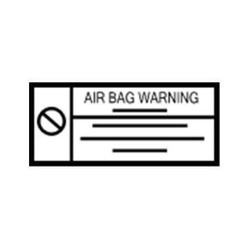 Mercedes-Benz 203-817-03-20 Air Bag Label