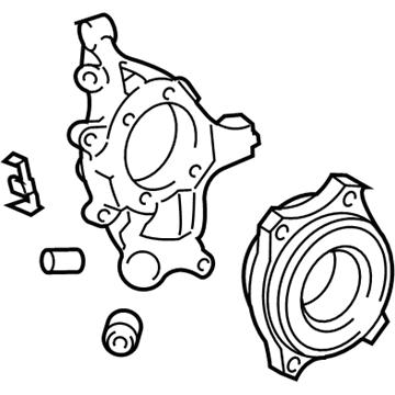 Mercedes-Benz CLK55 AMG Steering Knuckle - 211-350-84-08