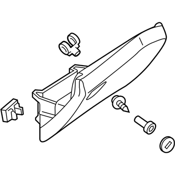 Mercedes-Benz 204-680-05-98-8Q20 Glove Box Door