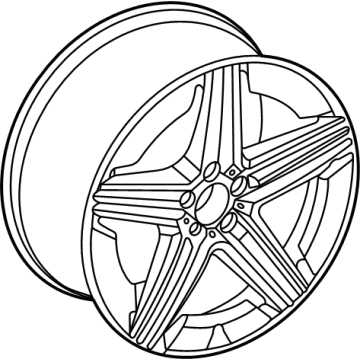 Mercedes-Benz 167-401-43-01-7X23 EXCHANGE SPOKE WHEEL