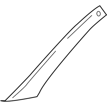 Mercedes-Benz 230-698-04-89 Pillar Molding