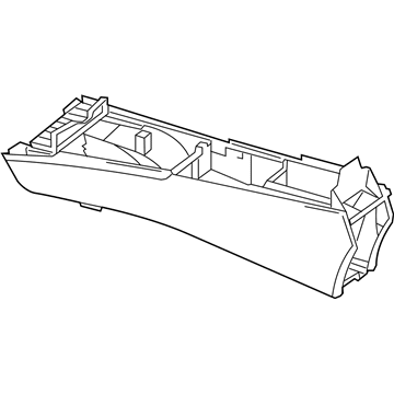 Mercedes-Benz 207-680-04-50-9051 Console Assembly