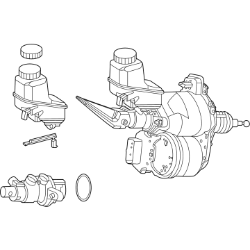 Mercedes-Benz 296-900-65-08 Booster Assembly