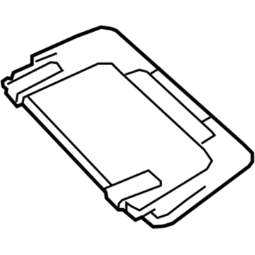 Mercedes-Benz 207-810-04-10-9E86 Sunvisor