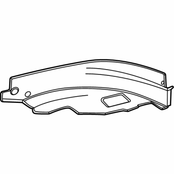 Mercedes-Benz 232-690-15-01-9F08 Upper Trim