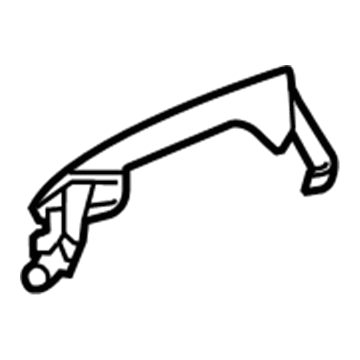 Mercedes-Benz 099-760-56-01-28-9197 Handle, Outside