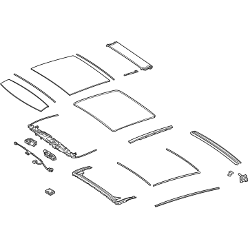 Mercedes-Benz 167-780-94-00 Panoramic Assembly