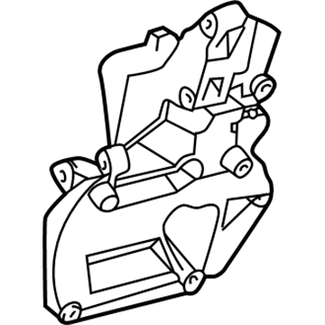 Mercedes-Benz 111-230-12-42 Power Steering Pump Support Bracket