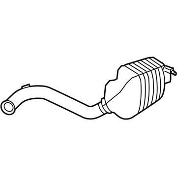 Mercedes-Benz 231-490-09-00 Muffler