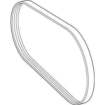 2017 Mercedes-Benz S550e Drive Belt - 003-993-14-96