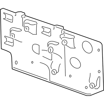 Mercedes-Benz 212-545-12-40 Control Module Bracket