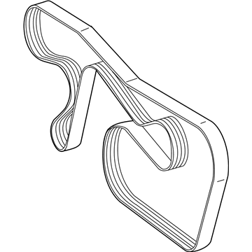 2007 Mercedes-Benz ML320 Drive Belt - 002-993-29-96-64