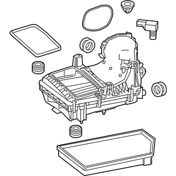 Mercedes-Benz 654-090-80-00 Air Cleaner Assembly