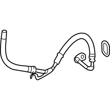 2012 Mercedes-Benz C250 Power Steering Hose - 204-460-69-24