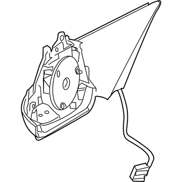 Mercedes-Benz 216-810-17-76 Mirror Assembly