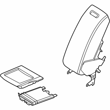 Mercedes-Benz 223-970-63-05-3F12 Armrest Assembly