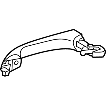 Mercedes-Benz 219-760-01-70-3544 Handle, Outside