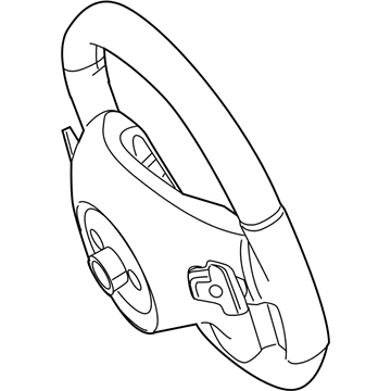 2012 Mercedes-Benz C350 Steering Wheel - 218-460-03-18-8P18